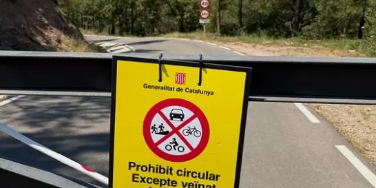 El retorn de bona part del Solsonès al nivell 4 del Pla Alfa fa tancar els accessos a la Ribera Salada i el pantà de Sant Ponç
