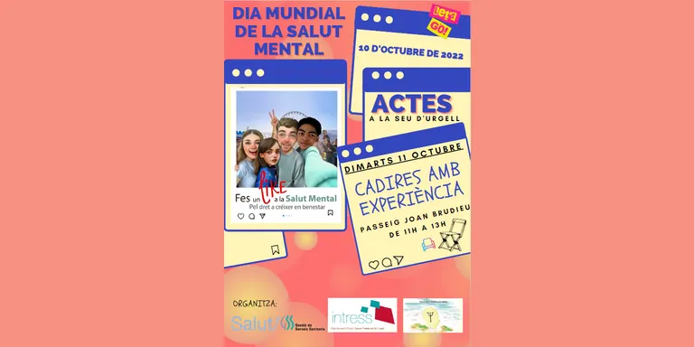 El Dia Mundial de la Salut Mental anima a fer un 'like' pel benestar