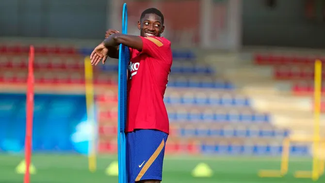 Dembélé s'entrena voluntàriament