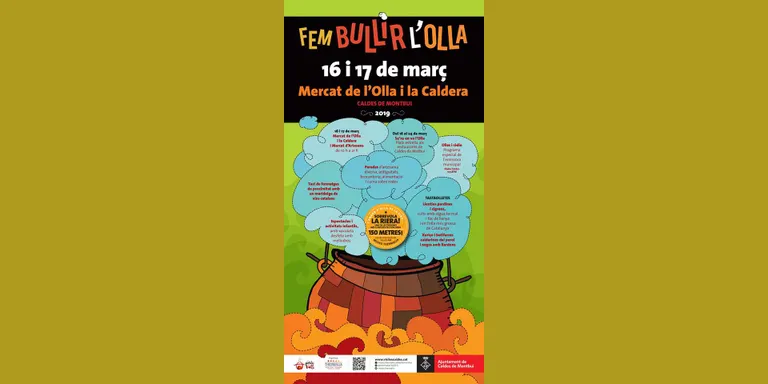 Ja comença a bullir l'olla de Caldes, que es prepara per celebrar aquest cap de setmana el Mercat de l'Olla i la Caldera