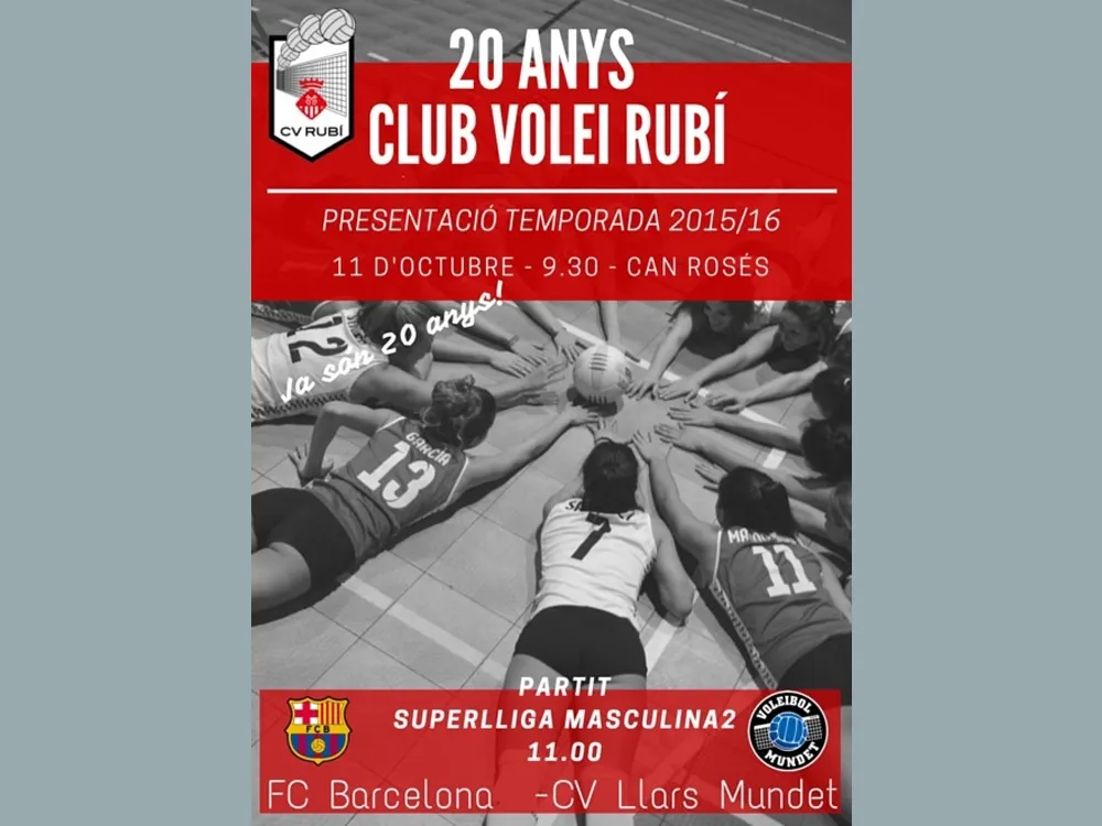 El cartell de la celebració per aquest diumenge