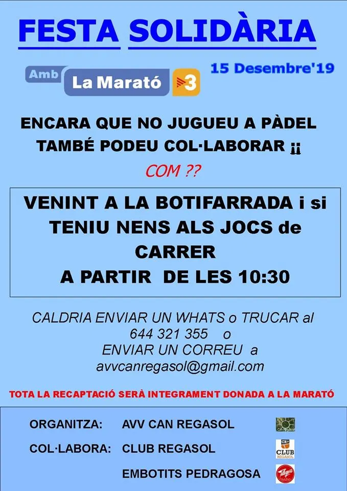 Diumenge d'activitats solidàries a Caldes amb motiu de la Marató