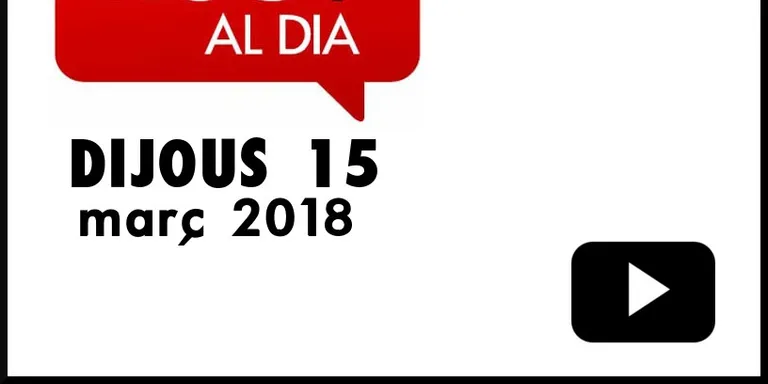RUBÍ AL DIA dijous 15 MARÇ 2018