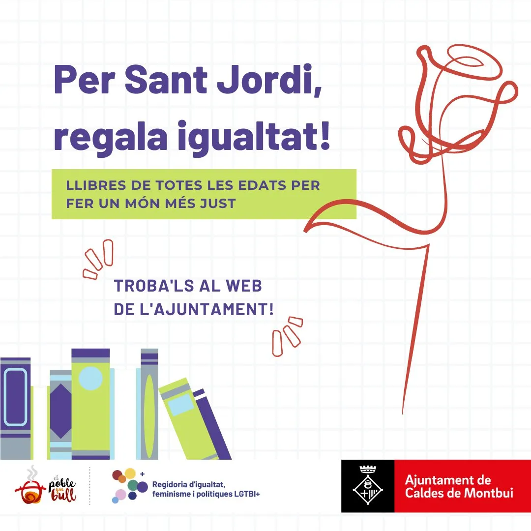 L’Ajuntament de Caldes elabora un llistat de 40 propostes literàries per a totes les edats, per fomentar la igualtat