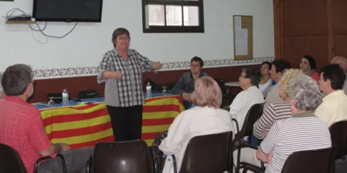 ICV defensa la tarifació social i la transversalitat de les àrees de l'Ajuntament en un acte a l'Esplai