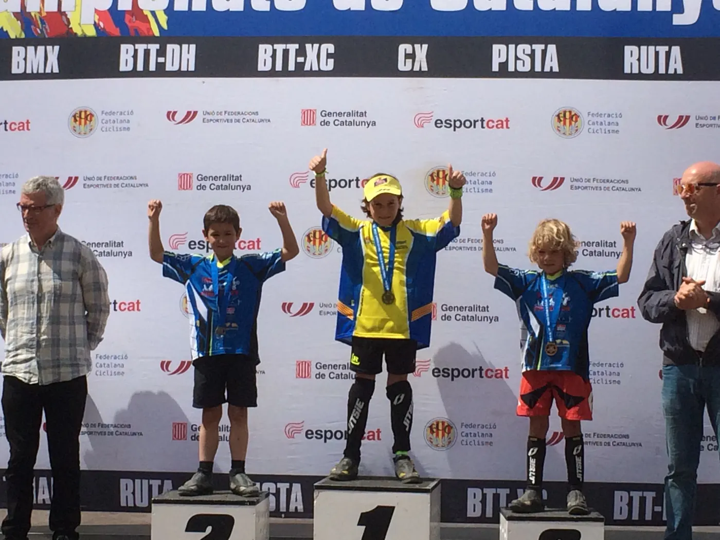 El vilassarenc Luca Ribera, campió de Catalunya en categoria benjamí del Campionat de Bici Trial