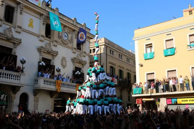 Els Castellers de Vilafranca fan l’aleta al pde9fmp
