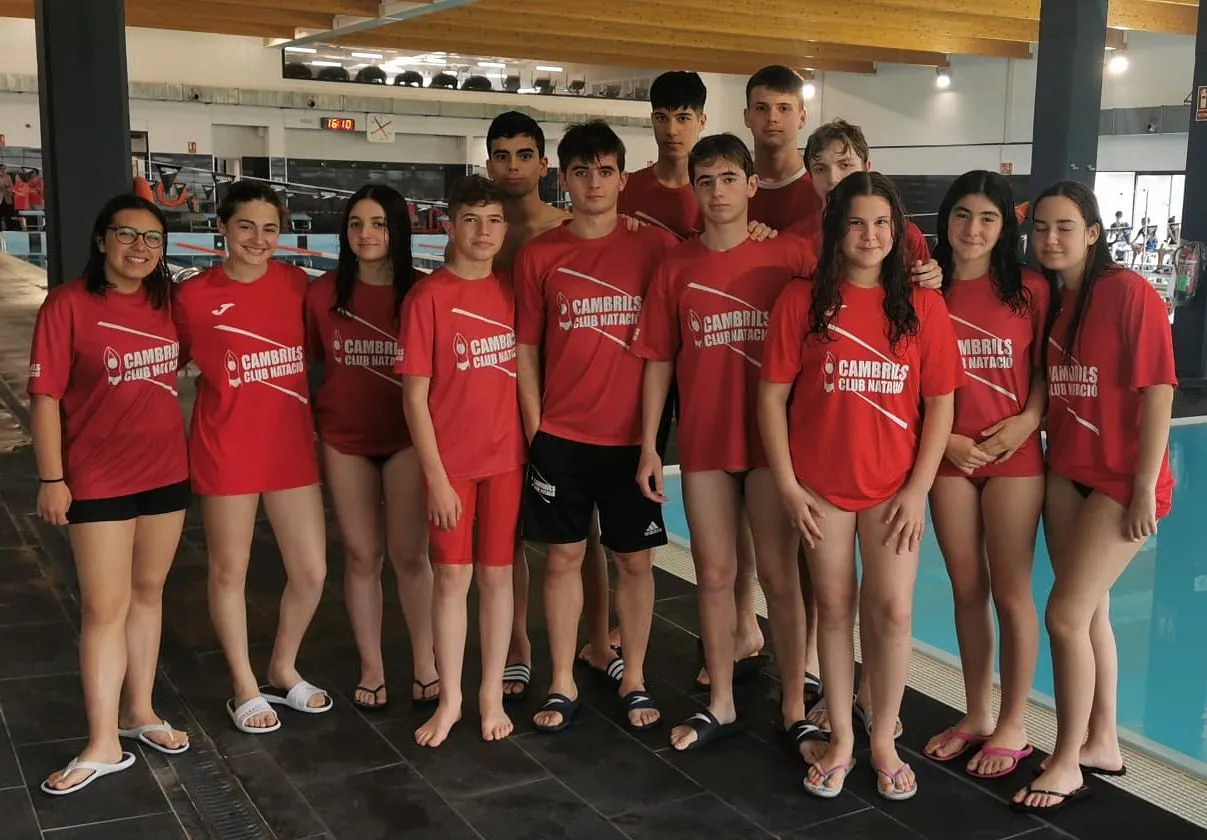 Bones sensacions dels nedadors del Cambrils Club Natació a la piscina del CN Tortosa