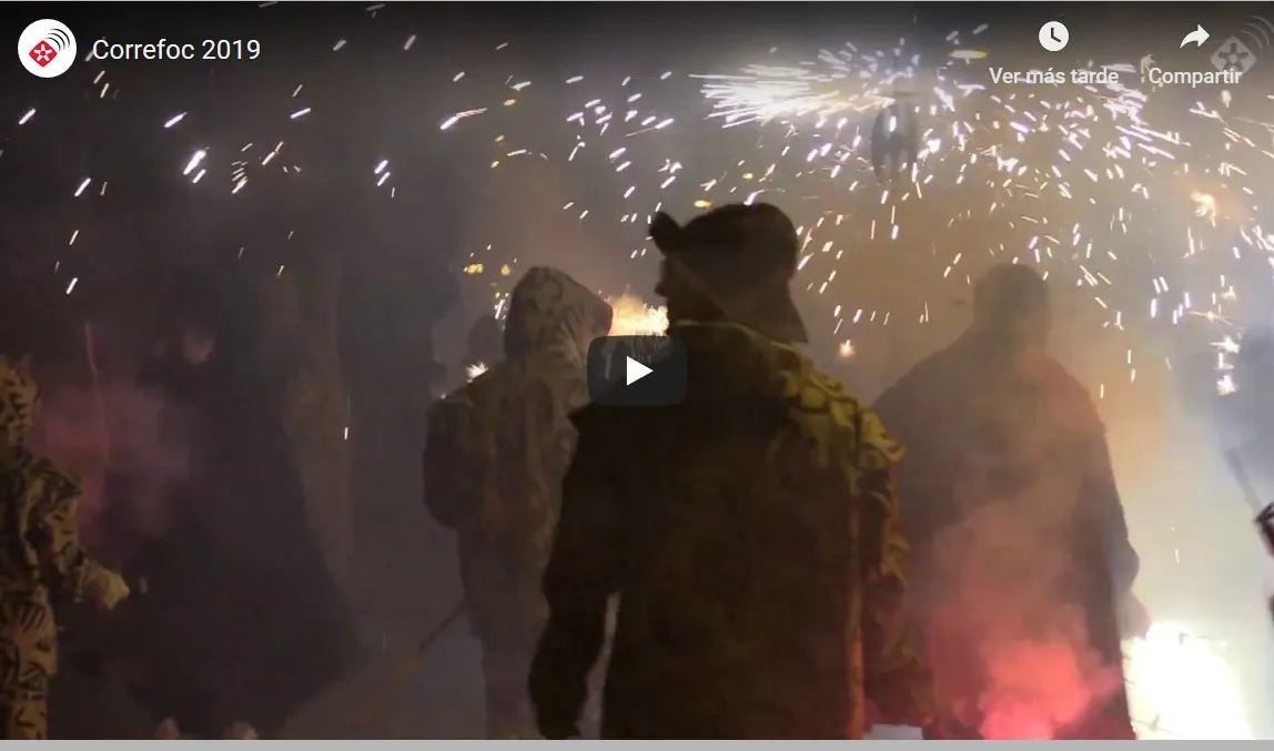 El Correfoc 2019 compta amb la participació de 6 colles de diables 