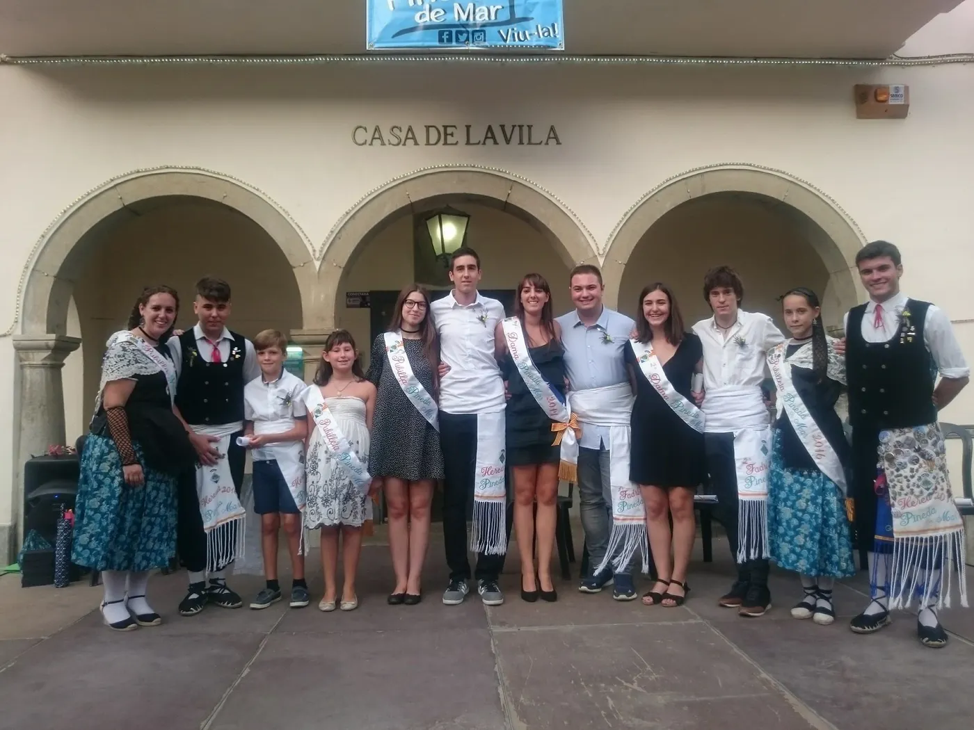 Andrea Neila i Sergi Escartín, Pubilla i Hereu de Pineda 2017