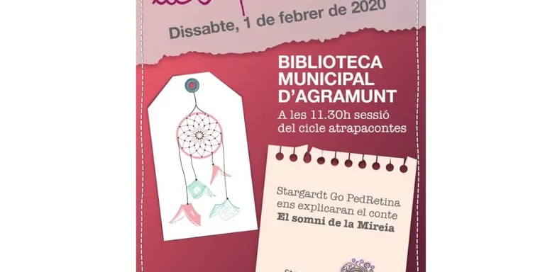 Nova sessió de l'Atrapacontes a càrrec de l'entitat Stargardt Go! PedRetina