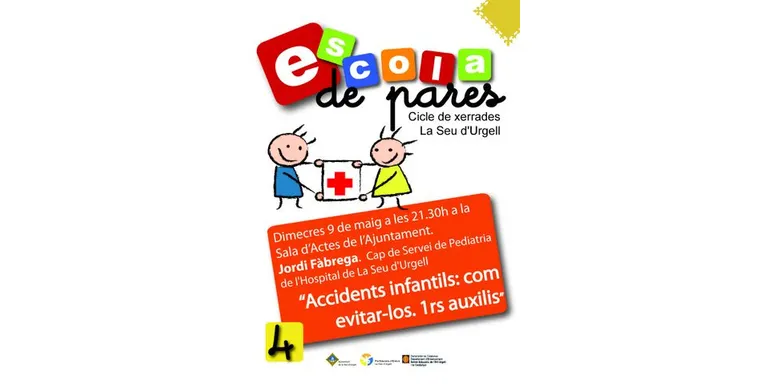 L'Escola de Pares ofereix una xerrada sobre els accidents infantils