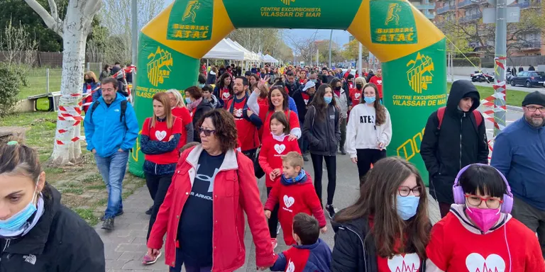 Prop de 500 persones van participar a la Caminada de la Setmana de la Salut per la Ruta PIRI
