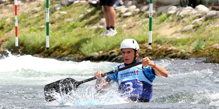Pau Etxaniz, subcampió d'Europa júnior d'eslàlom en K1 masculí