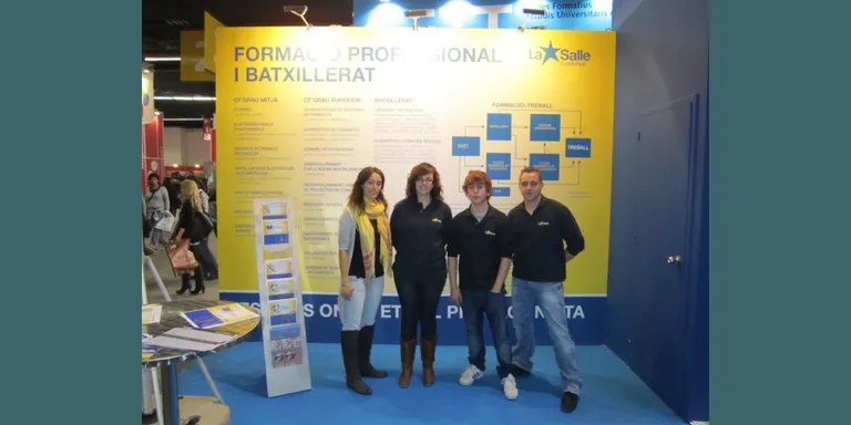 El col.legi La Salle de la Seu, present al Saló de l'Ensenyament de Barcelona
