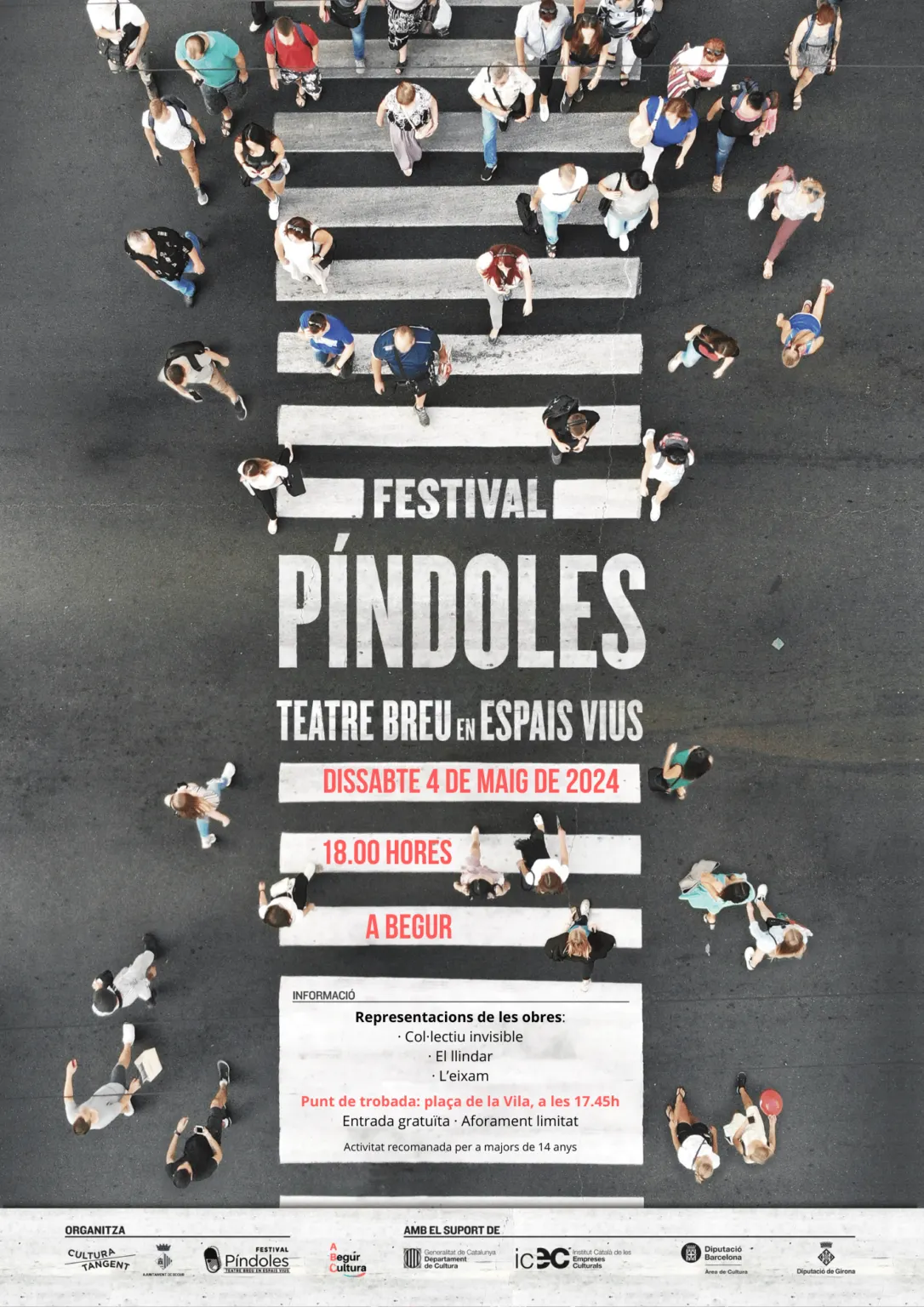 Una nova manera de viure el teatre: Píndoles – Teatre breu en espais vius