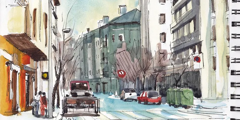 Albert Viladés presenta el seu 'sketchbook' sobre la Seu