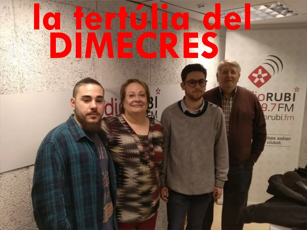 La tertúlia del DIMECRES 20 juny 2018