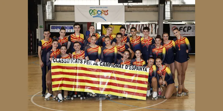 Enric Porta i Noemí Isla competiran al Campionat d'Espanya de patinatge artístic