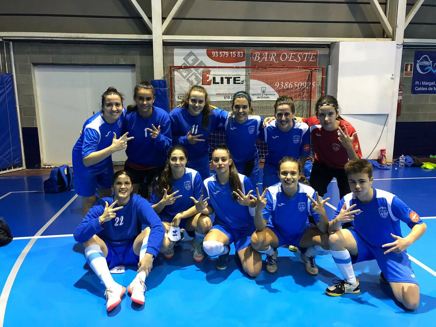 El femení de futsal del CN Caldes aconsegueix superar a les líders i recupera una posició a la classificació