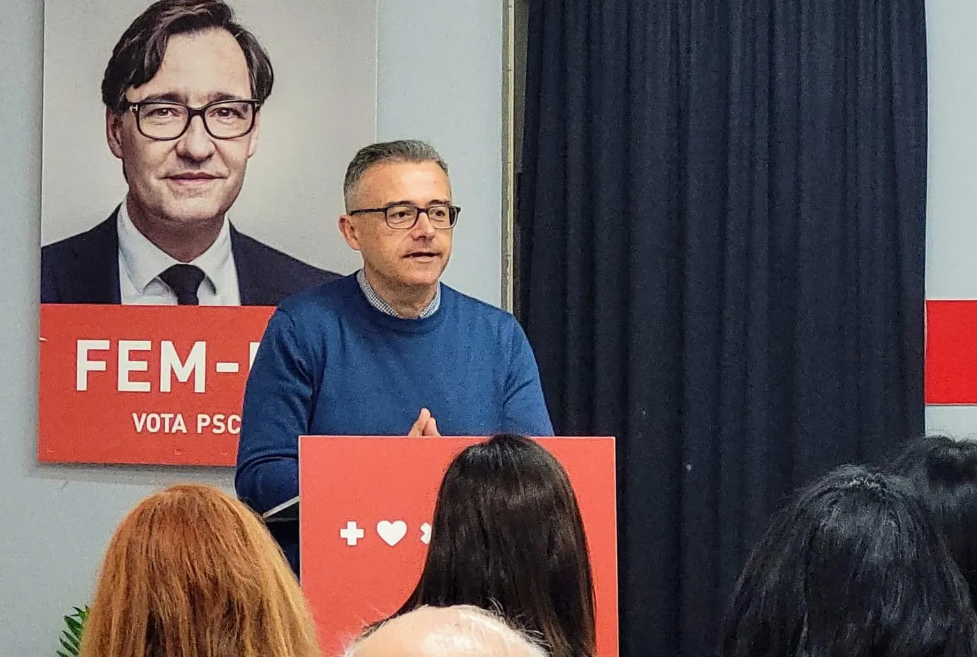 El pinedenc Javier Aguirre, proposat per la llista del PSC al Parlament junt amb Alícia Romero i Elena Díaz