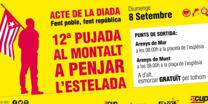 La CUP prepara un seguit d’actes entorn a la Diada