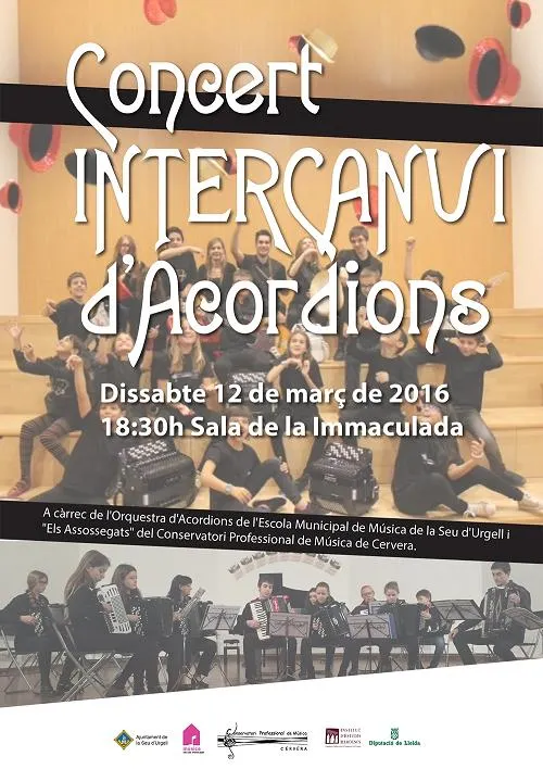 Concert conjunt entre les Orquestres d'Acordions de la Seu i Cervera