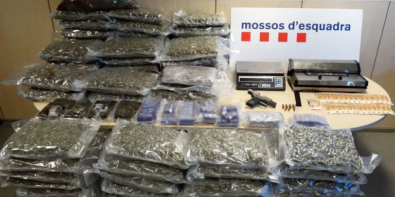 Tres detinguts a Reus per tràfic de drogues amb un magatzem de cànnabis i haixix