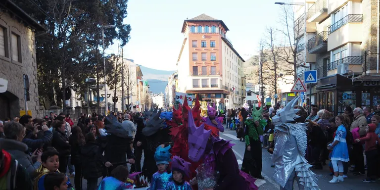Recta final de la celebració de Carnestoltes a la Seu i a l'Alt Urgell
