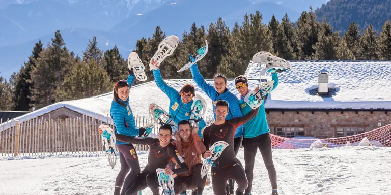 La selecció catalana de raquetes de neu inicia la temporada amb La Ciaspolada, a Itàlia