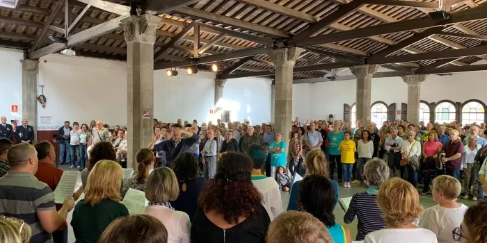 El Calisay s’omple per l’acte institucional de la Diada