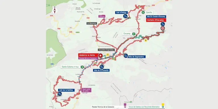 La Vuelta 2019 fa la 9a etapa a Andorra amb meta als Cortals d'Encamp