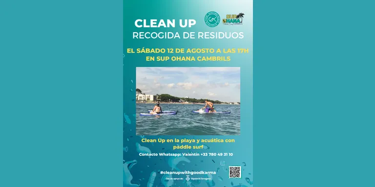 L’escola de padelsurf Sup Ohana farà una ‘clean up’ aquest dissabte a la platja de l’Esquirol