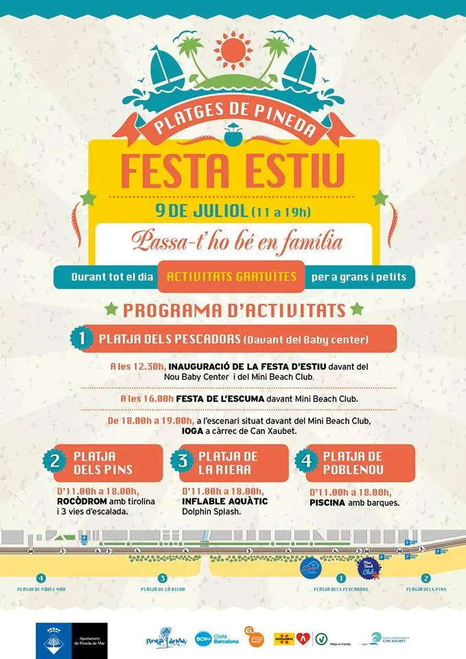 Inauguració del Baby Center i el Mini Beach Club a la Platja dels Pescadors