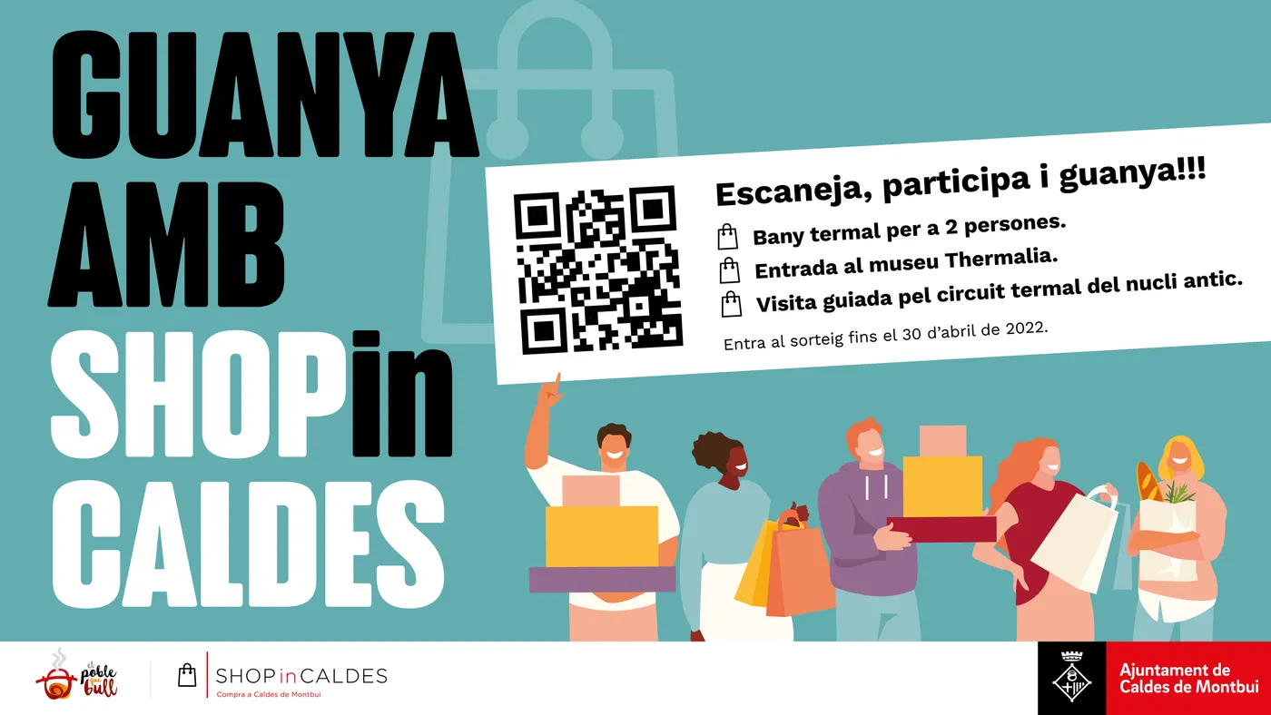 La nova campanya comercial de Caldes busca incentivar la compra a establiments locals amb un sorteig d'activitats termals