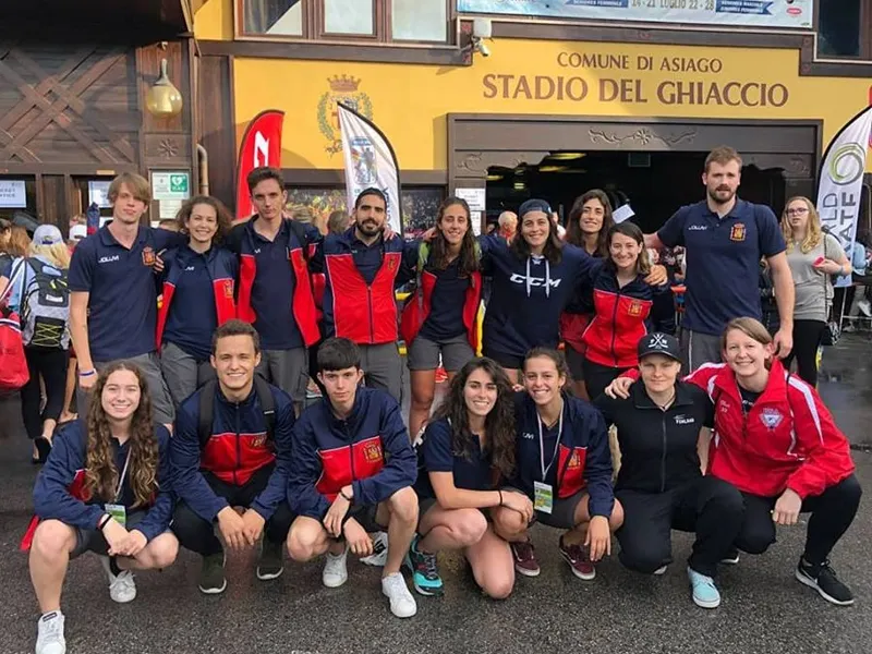 Tots els representants de l'HCR Cent Patins al Mundial d'hoquei patins en línia / Foto: Facebook HC