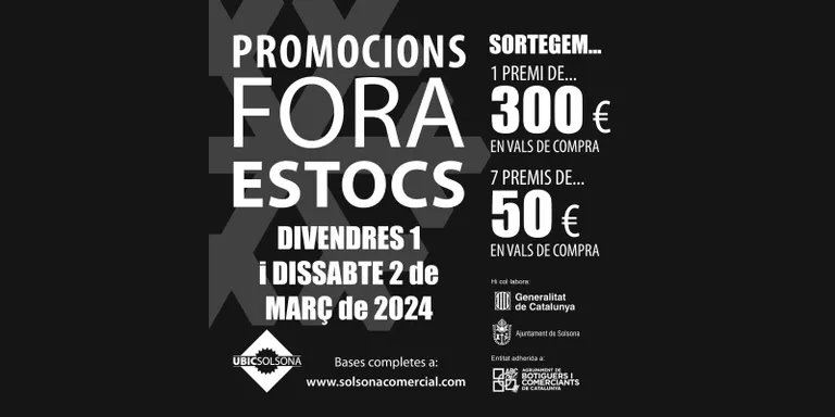 La UBIC de Solsona sorteja més de 1.000 euros en premis en el marc del Fora Estocs d'hivern