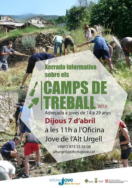 Sessió informativa a la Seu sobre els camps de treball per a joves