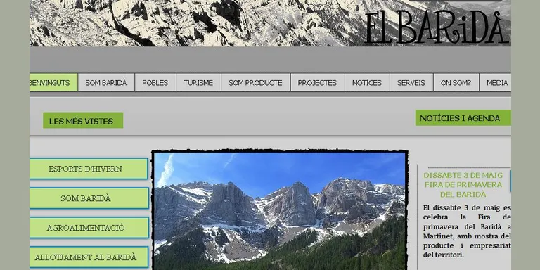 El Baridà ja disposa de pàgina web per difondre els seus atractius