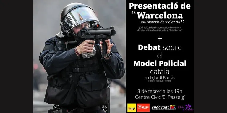 Jordi Borràs presenta a la Seu 'Warcelona: una història de violència'