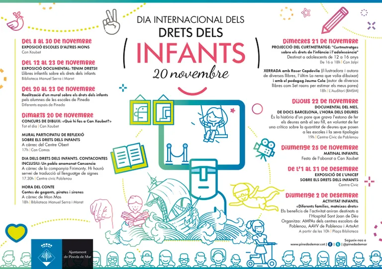 Pineda commemora el Dia Internacional dels Drets dels Infants amb actes fins al 2 de desembre