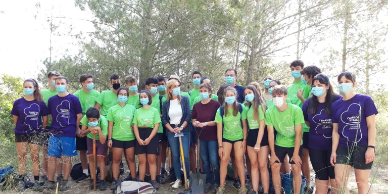 Els Camps de Treball comencen a desbrossar el Torrent del Sant Pou