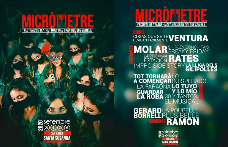 Actors i actrius pinedencs al Festival Micròmetre de Santa Susanna, que s'adapta a la Covid i creix en dies i programació