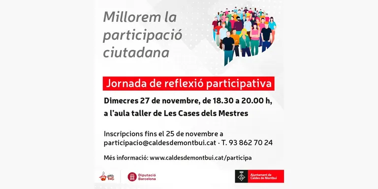 Últim dia per fer les inscripcions a la Sessió de Participació Ciutadana