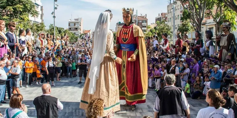 Els Gegants de Pineda tanquen la temporada a la Catalunya Nord