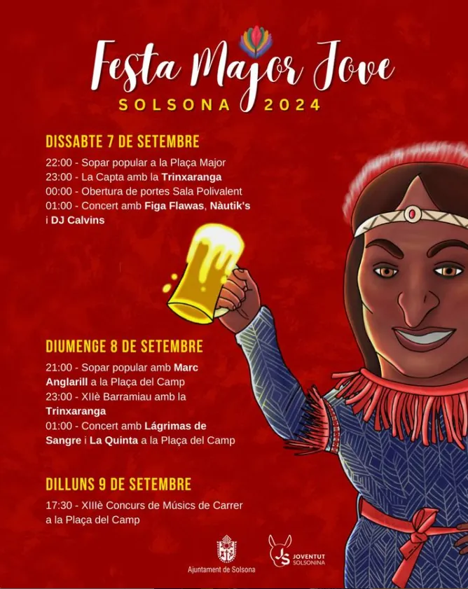 Figa Flawas, cap de cartell de la Festa Major Jove de Solsona