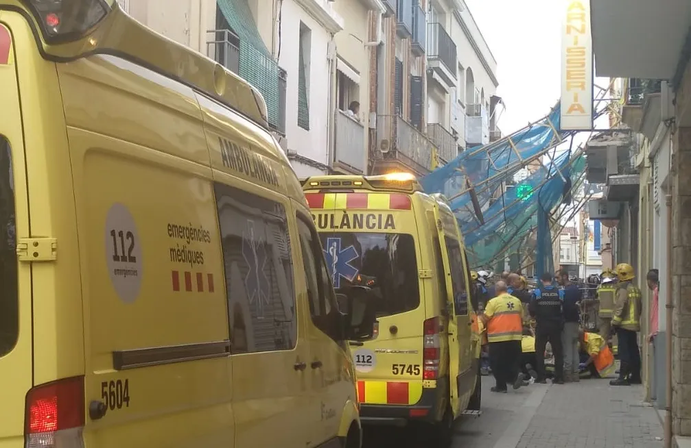 CCOO anuncia que 'perseguirà els responsables de l'accident' de la bastida del C/ de Mar