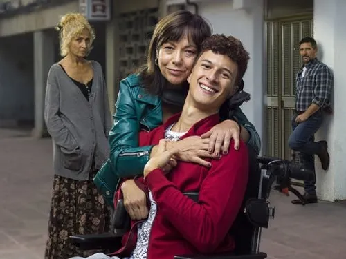 Els protagonistes de l'obra: Montse Guallar, Lluïsa Castell, Alejandro Bordanove i Andrés Herrera