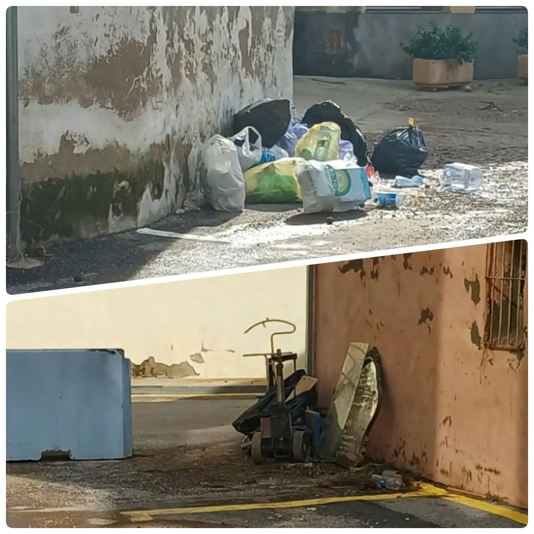 Deixalles dipositades a la Rota de l'Alto