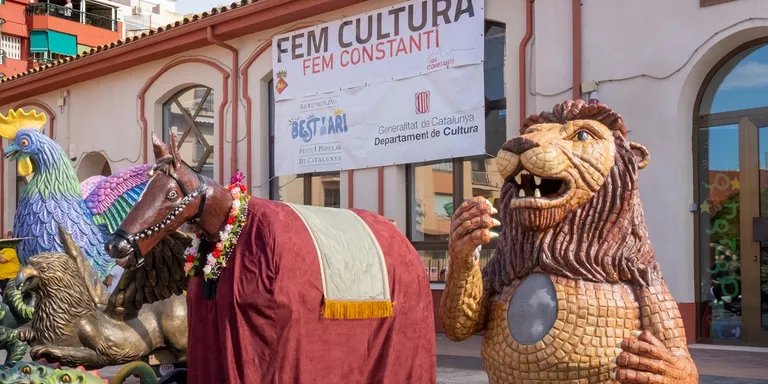 Constantí presenta el Lleó i la Mulassa amb un gran festa de la cultura popular